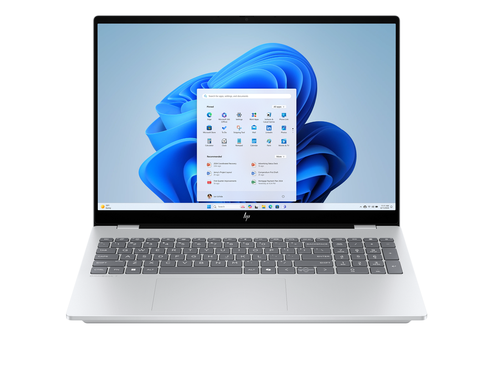 HP OmniBook 7 FlipNGAI 16-au0019st Laptop, Intel Core Ultra 9 288V Processor, 32 GB DDR5 RAM, 1 TB SSD Storage, Windows 11 Pro, Microsoft Office 2019 Pro, 1 Year Warranty.