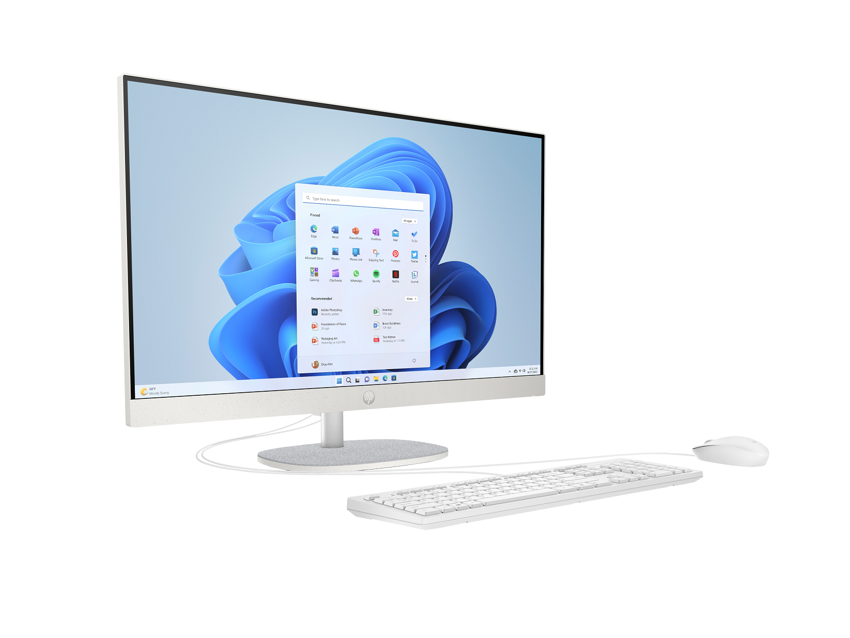 HP 27-inch All-in-One 27-cr0034nh Desktop Intel Core i7-1355U 13th Generation, RAM 16 GB DDR4-3200, 512GB SSD Storage, 27" FHD, Microsoft Office 2019 Pro, Windows 11 Pro, 1 Year Warranty.