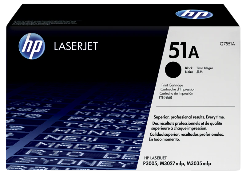 HP 51A Black Original LaserJet Toner Cartridge