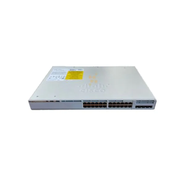 Cisco Catalyst 9200L-24P-4X-A PoE+ With 4x10G Uplinks Switch.