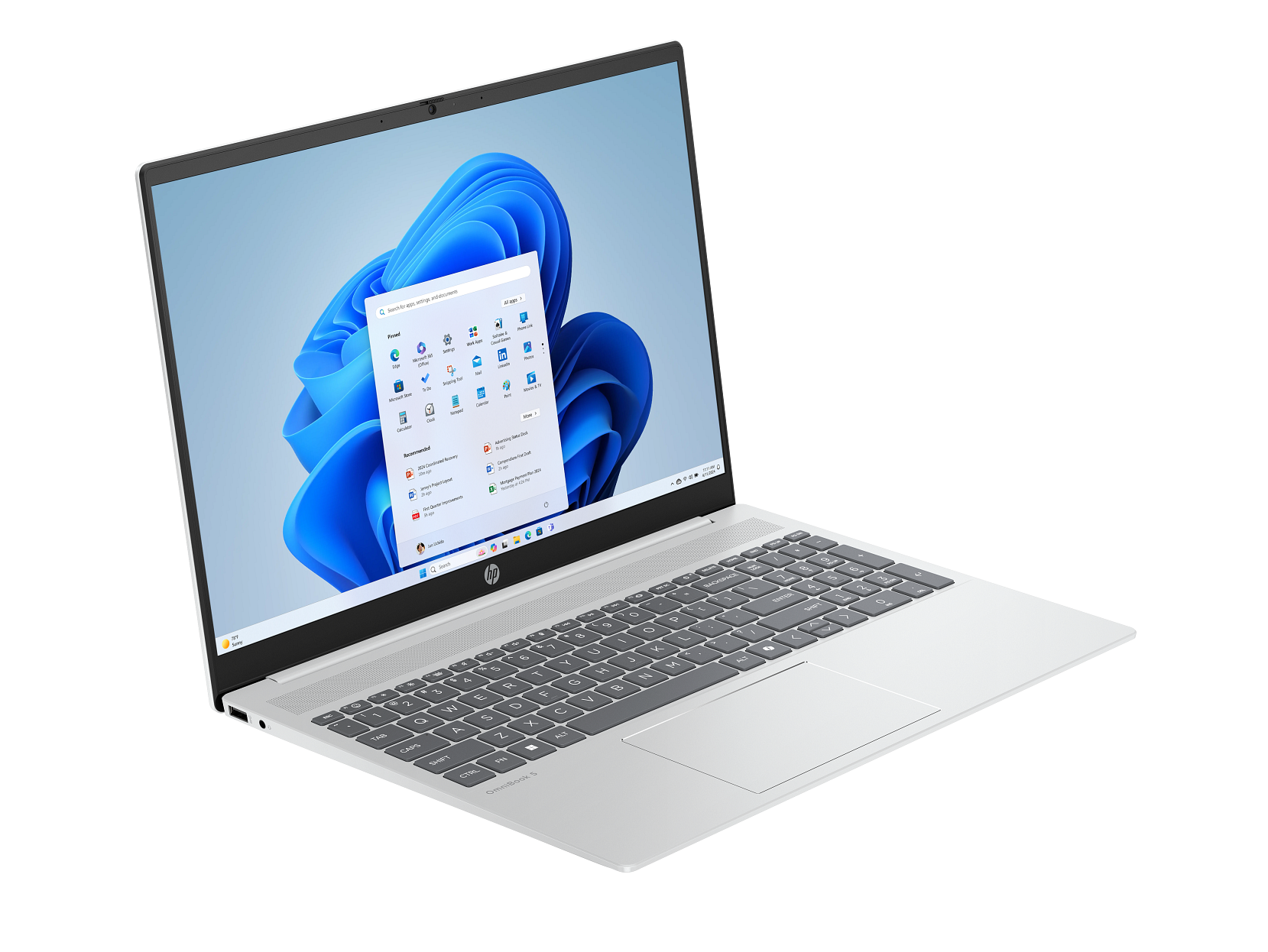 HP OmniBook 5 16-af1017wm Laptop, Intel Core Ultra 7 255U, 16 GB DDR5 RAM, 1 TB SSD Storage, 16" Touch Display, Microsoft Office 2019 Pro, Windows 11 Pro, 1 Year Warranty.