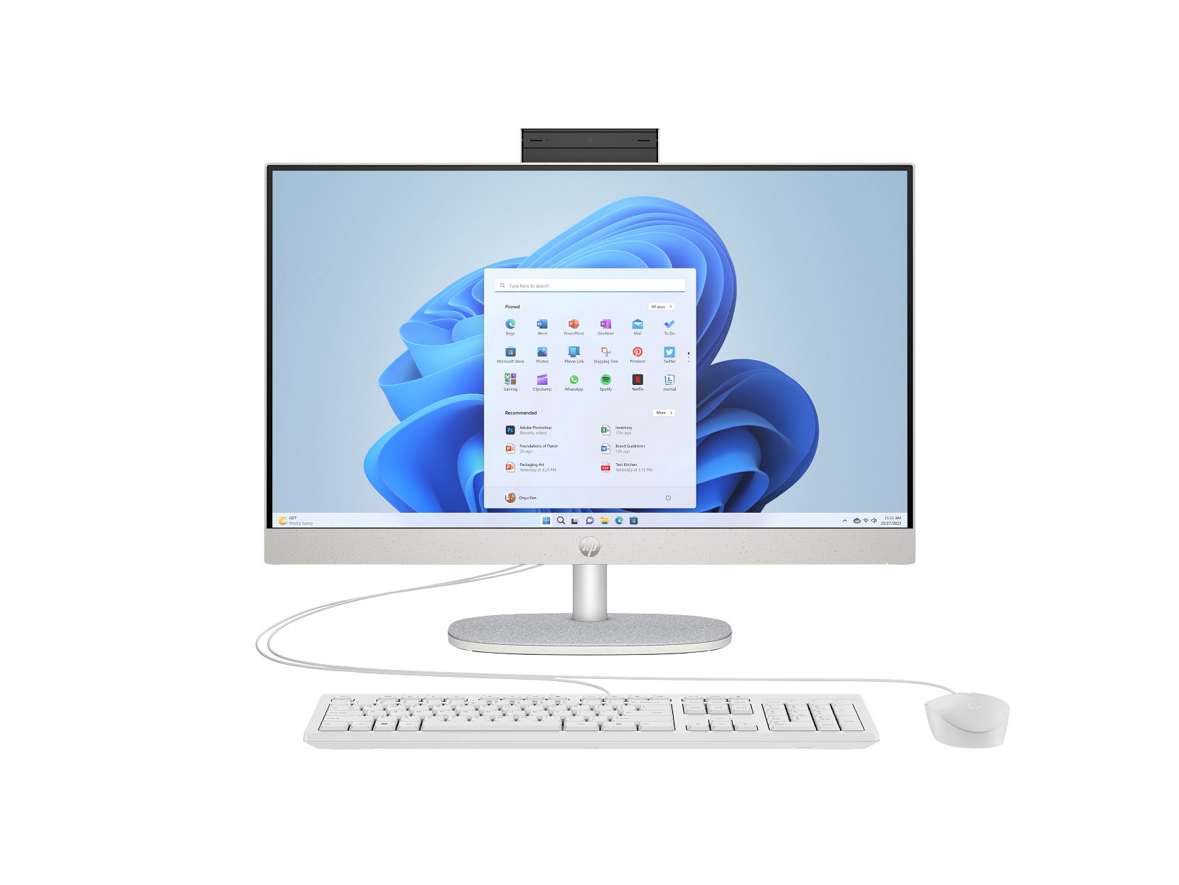 HP 23.8 inch All-in-One 24-cr1078nh Desktop Intel Core Ultra 7 155U-14th Generation, 16GB RAM, 512GB SSD, Windows 11 Pro, Microsoft Office 2019 Pro, 1 Year Warranty.