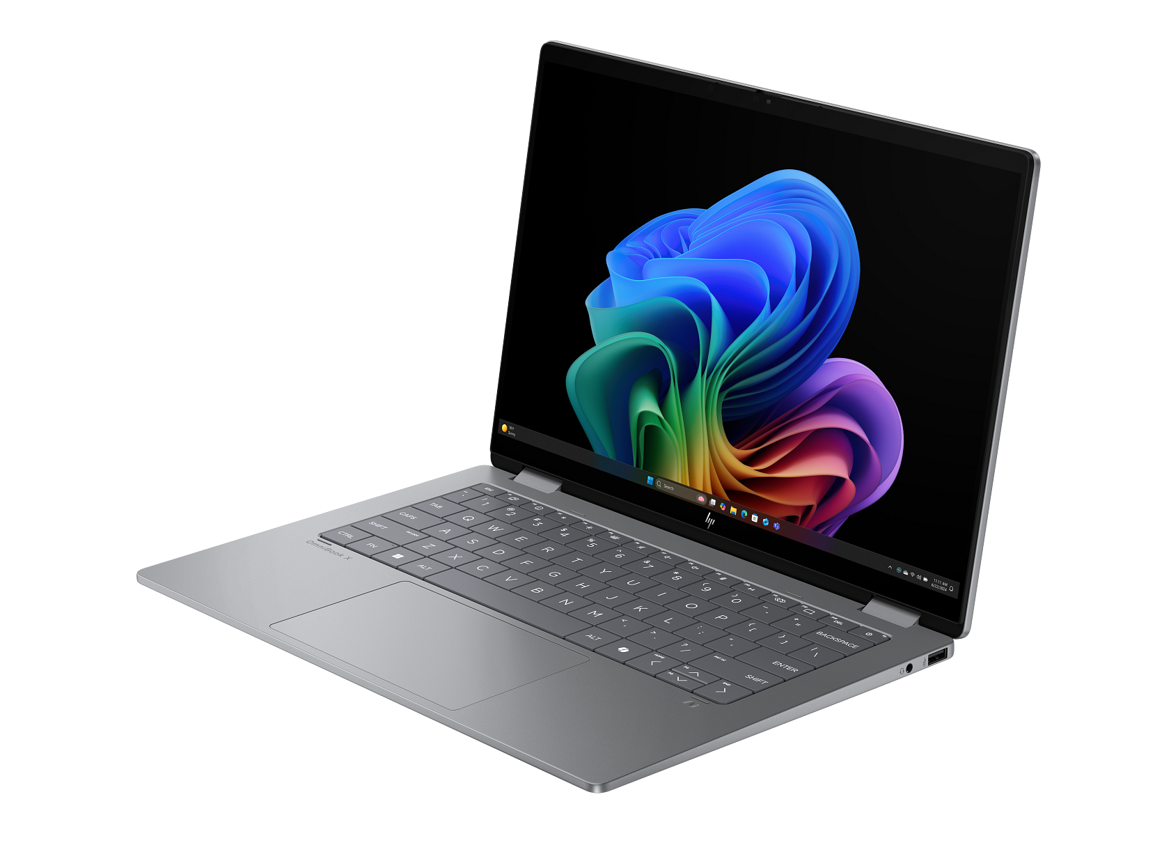 HP OmniBook X Flip 2-in-1 14-fm0013dx Laptop, Intel® Core™ Ultra 5 226V, 16 GB DDR5 RAM, 512 GB SSD Storage, 14" Touch Display, Microsoft Office 2019 Pro, Windows 11 Pro, 1 Year