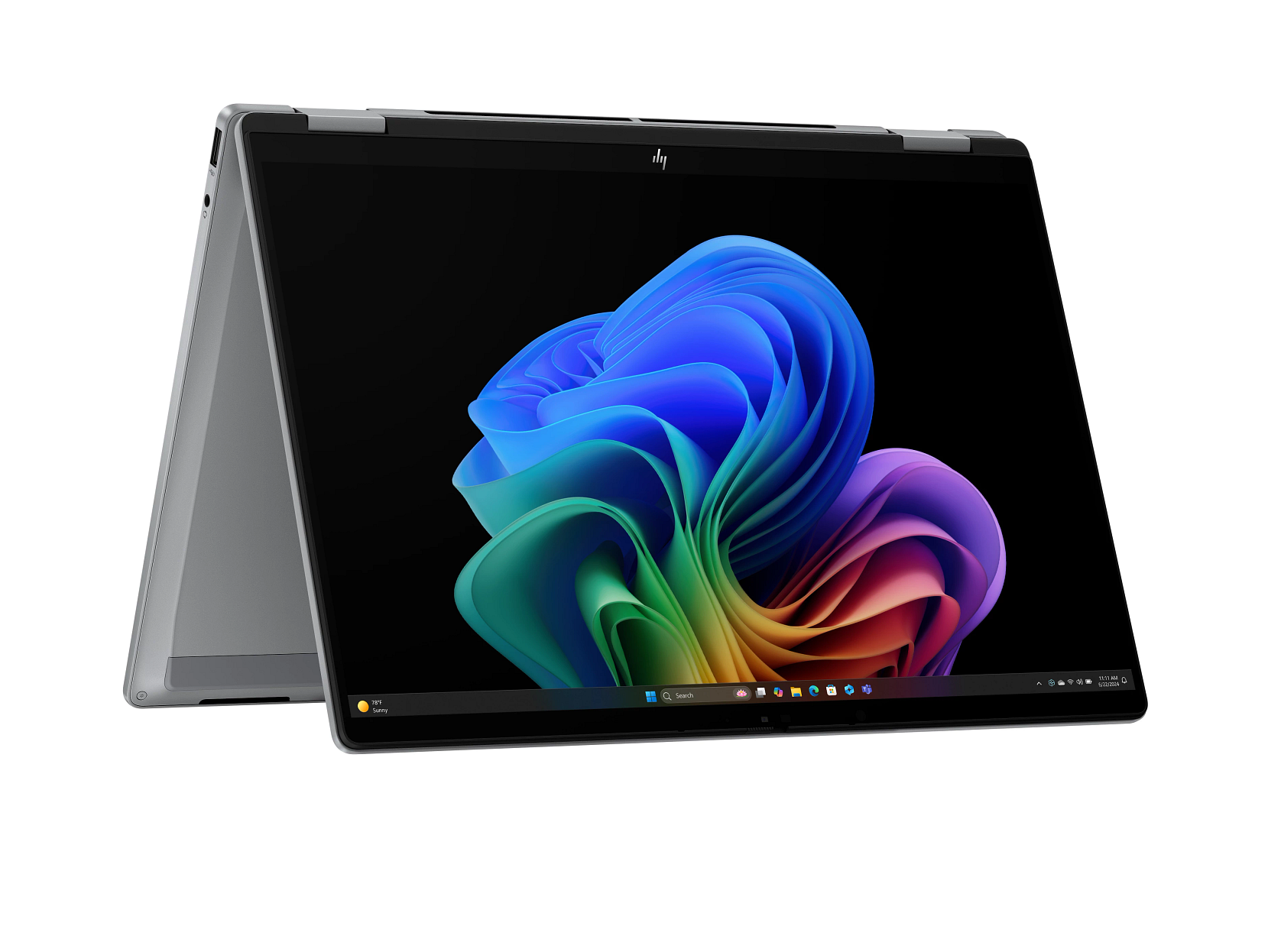 HP OmniBook X Flip 2-in-1 14-fm0013dx Laptop, Intel® Core™ Ultra 5 226V, 16 GB DDR5 RAM, 512 GB SSD Storage, 14" Touch Display, Microsoft Office 2019 Pro, Windows 11 Pro, 1 Year Warranty.